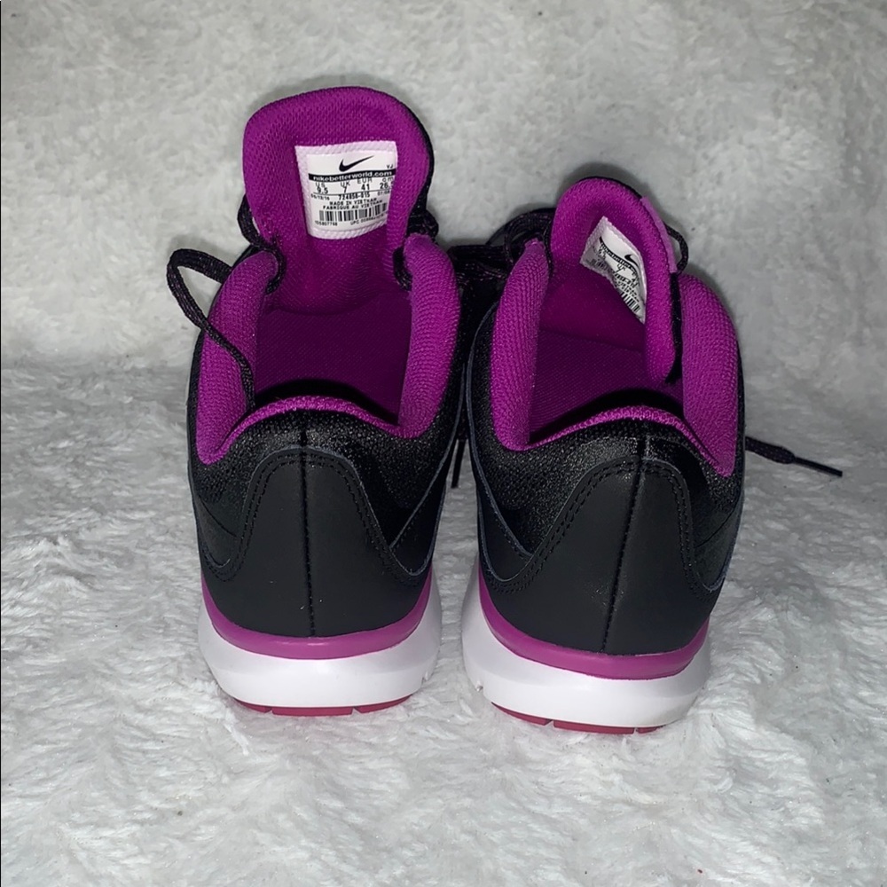 Nike training Flex TR5Black and Purple Athletic Shoes Lightweight and Breathable - Picture 4 of 10